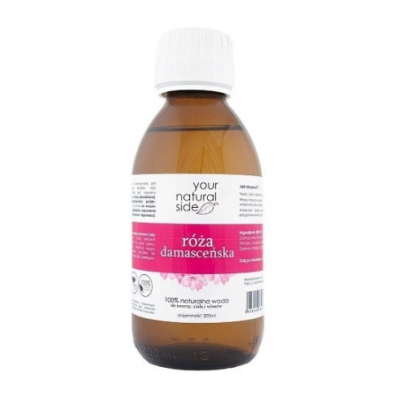 YOUR NATURAL SIDE Woda Kwiatowa Różana z Kwiatów Róży Damasceńskiej Organic 200ml